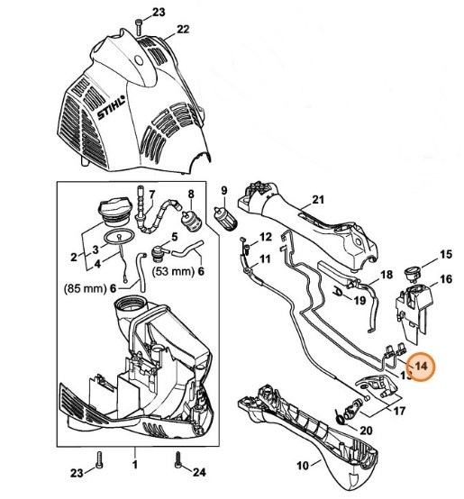 Przewód, Stihl 41444401900