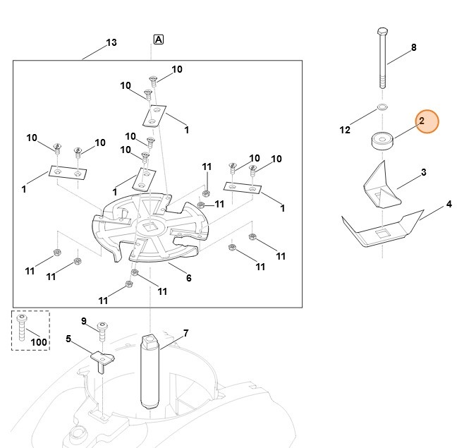 Podkładka zaciskowa, Stihl 60117026700