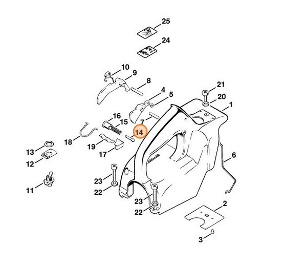 Trzpień, Stihl 11131828901