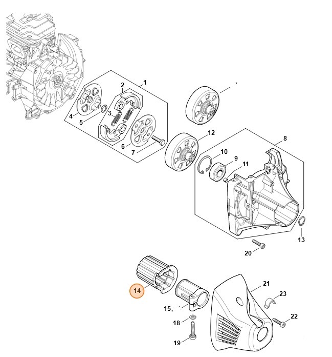 Element gumowy, Stihl 41477919310