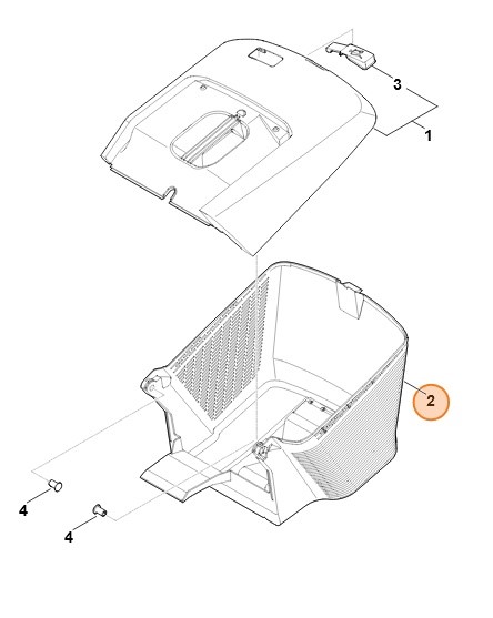 Kosz na ściętą trawę, Stihl 00007039600