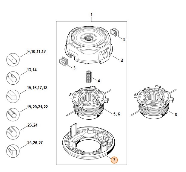 Część dolna, Stihl 40027139706