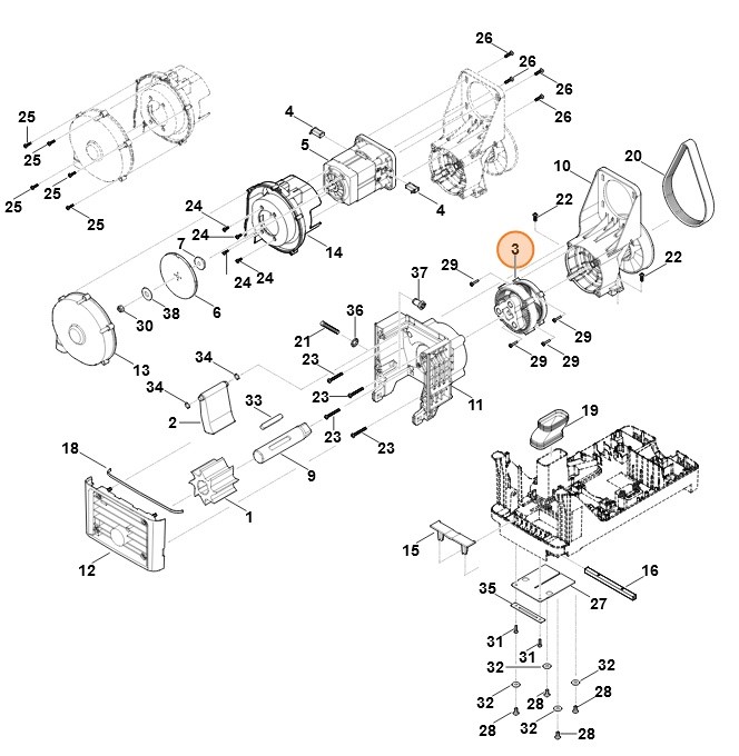 Zestaw przekładni, Stihl 60130071000