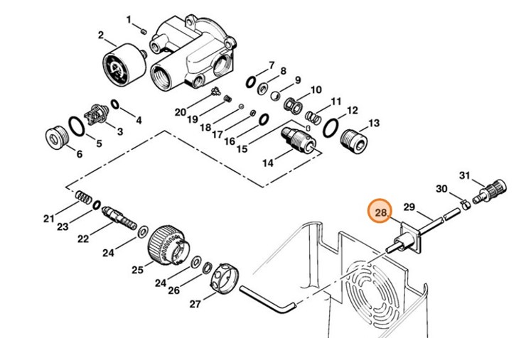 Mocowanie, Stihl 47227036900