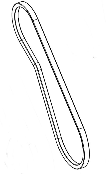 Pasek klinowy SB-39 (W800), Orec 89-6123-003902