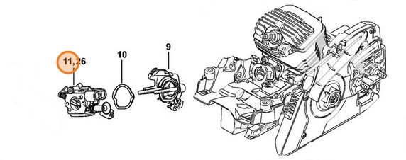 Gaźnik C1Q-S252B, Stihl 11411200616