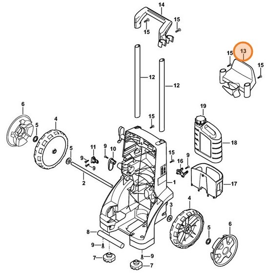 Mocowanie, Stihl 47887915400
