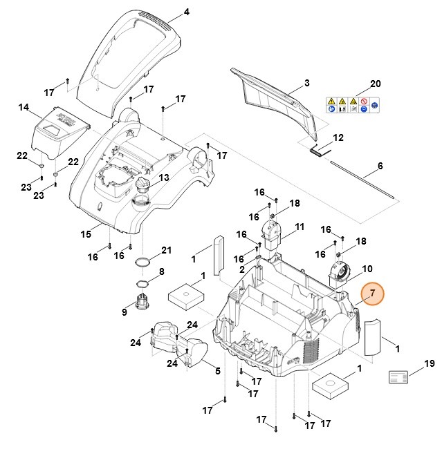 Obudowa, Stihl 62917133700