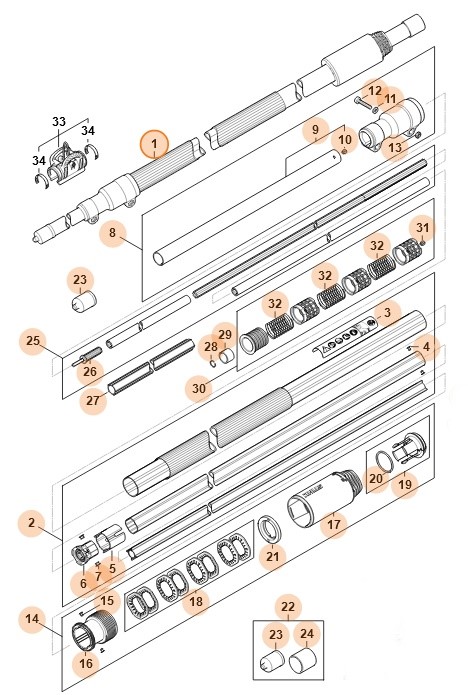 Wysięgnik, Stihl LA017107101