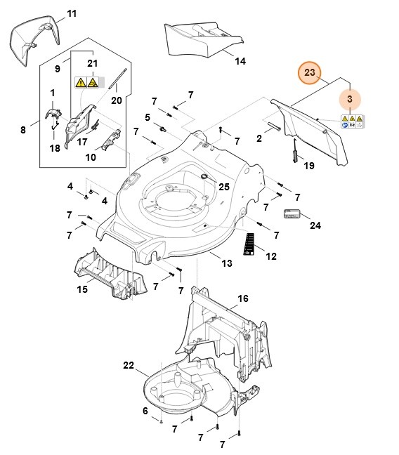 Klapa, Stihl WB417002700