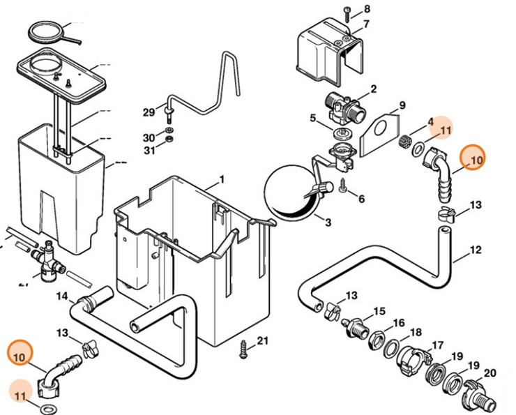 Króciec kątowy, Stihl 47126771100