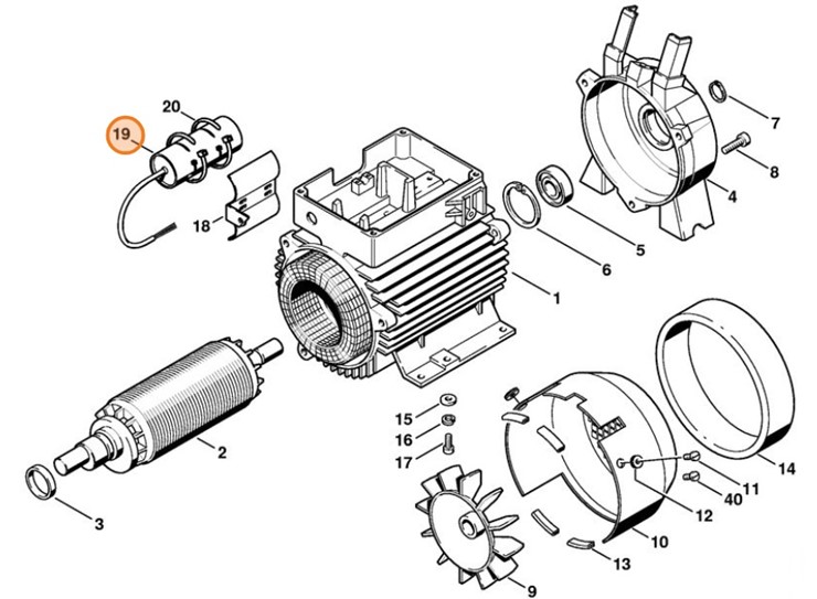 Kondensator, Stihl 47226051005