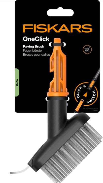 Głowica szczotka stalowa do czyszczenia chodnika fug OneClick, Fiskars 1080697