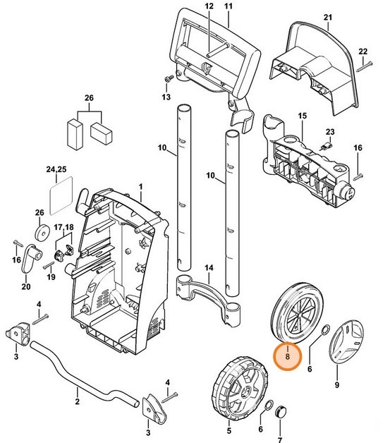 Koło, Stihl 47657913600