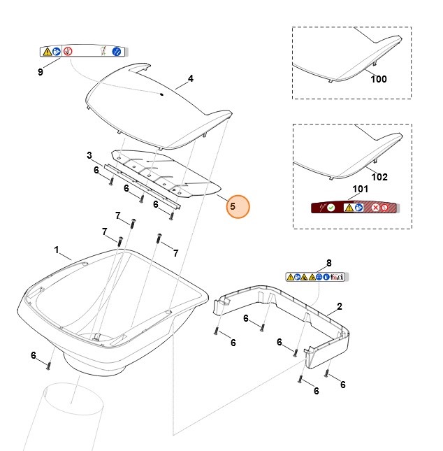 Guma wtryskowa, Stihl 60127068401