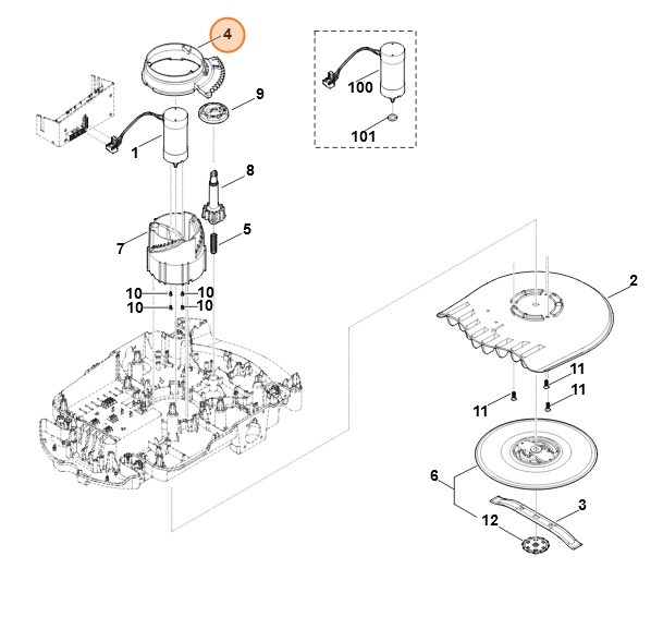 Segment podkładki zębatej, Stihl 63097034800