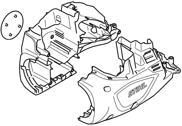 Obudowa silnika, Stihl HA066000800