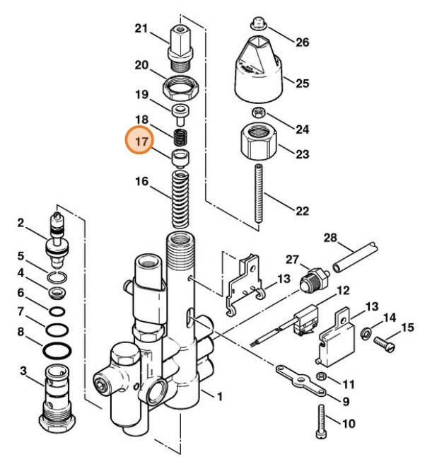 Mocowanie, Stihl 47365130101