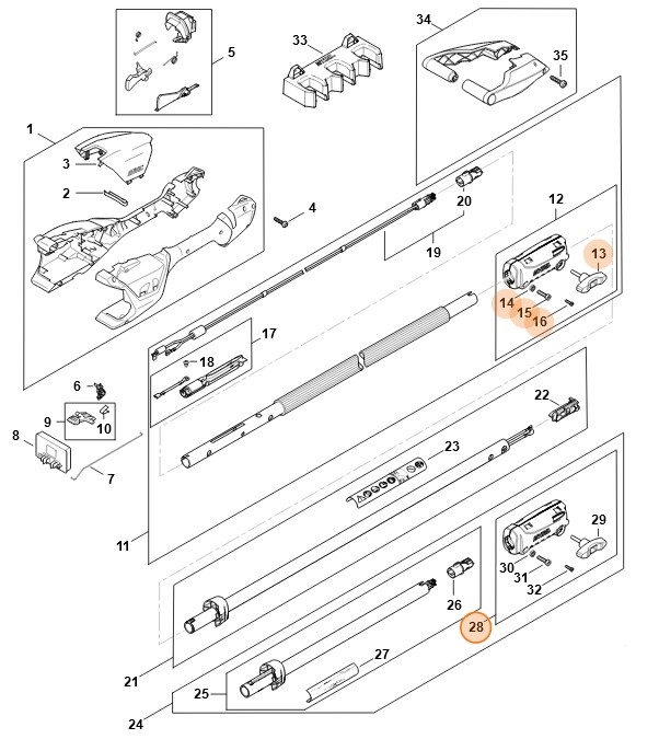 Mufa złącza, Stihl LA021600700
