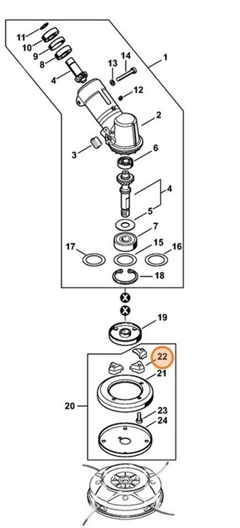 Mocowanie, Stihl 41166417101