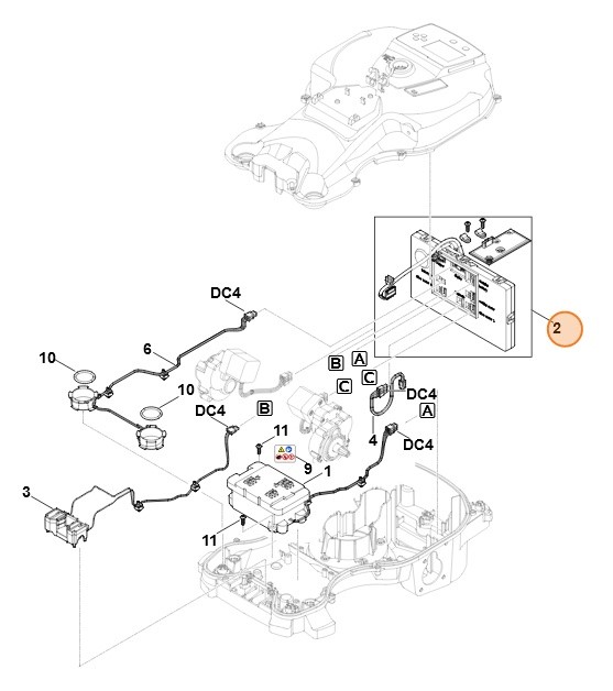 Zespół modułu elektronicznego, Stihl 63010071016