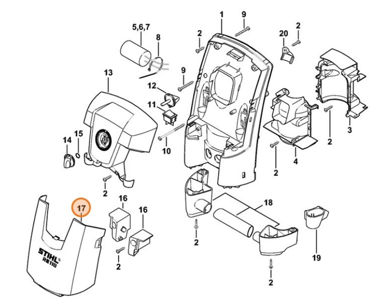 Pokrywka, Stihl 47667010900