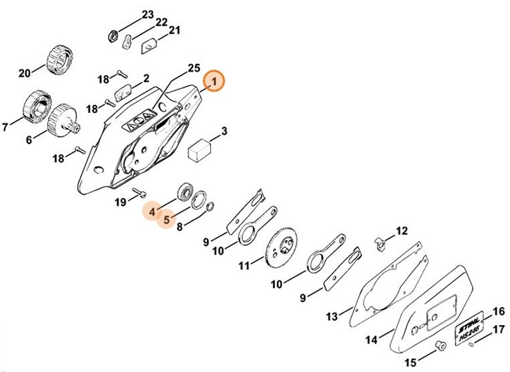Obudowa przekładni, Stihl 42136400501