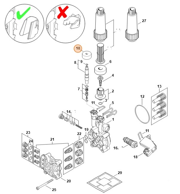 Pierścień uszczelniający, Stihl 49506090200