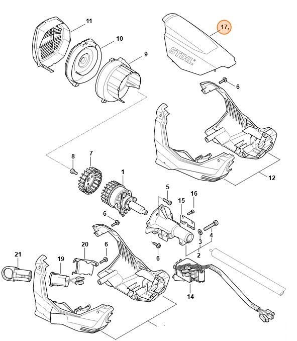 Pokrywa, Stihl 48670801600