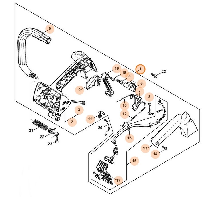 Korpus rękojeści, Stihl 11377901012