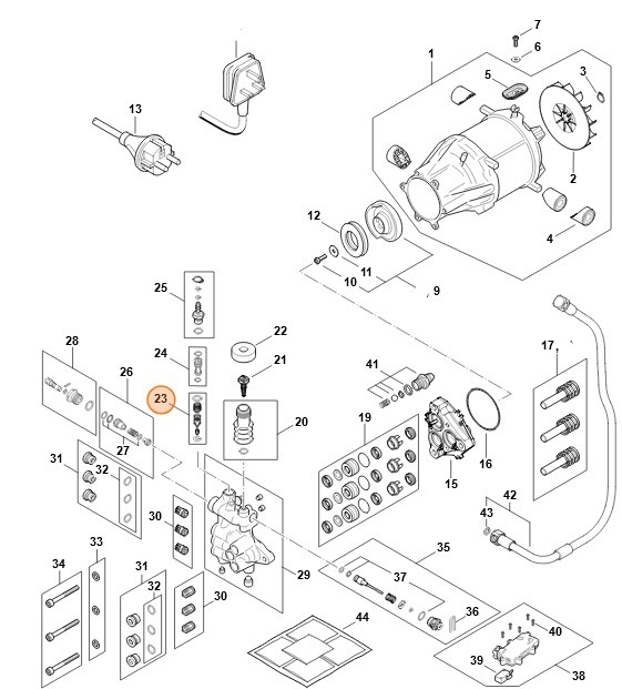 Zawór zwrotny, Stihl RE015100201