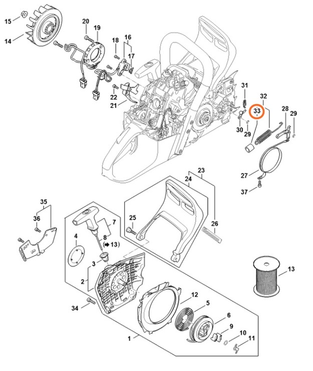 Wąż, Stihl 11411628000