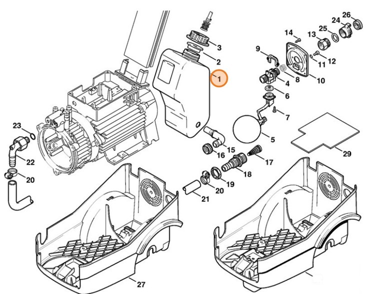 Pojemnik, Stihl 47227010800