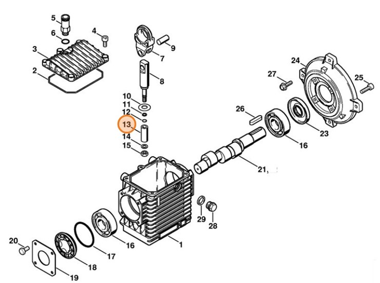 Tłok, Stihl 47367013100