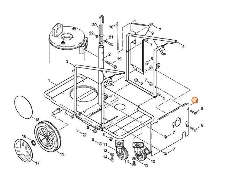 Ściana tylna, Stihl 47527631100