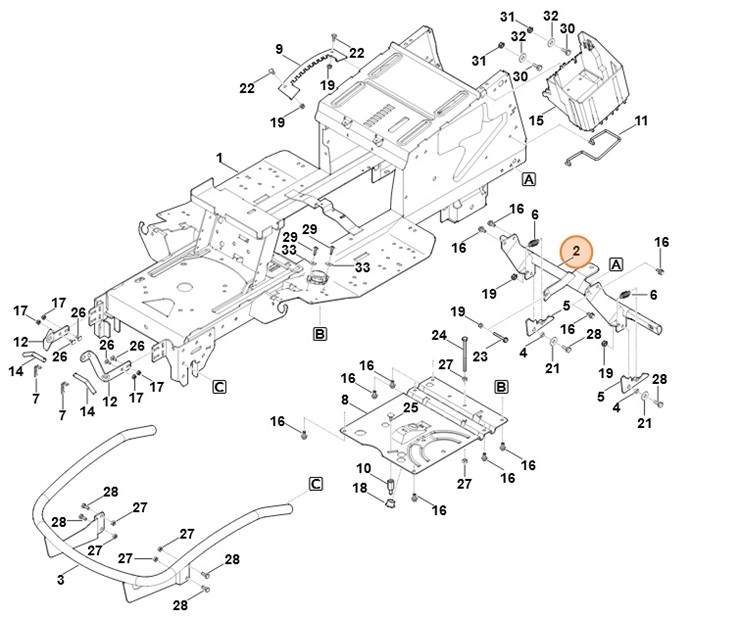 Wspornik, Stihl 61707609105