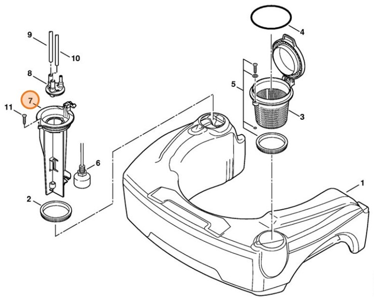 Mocowanie, Stihl 47705210400
