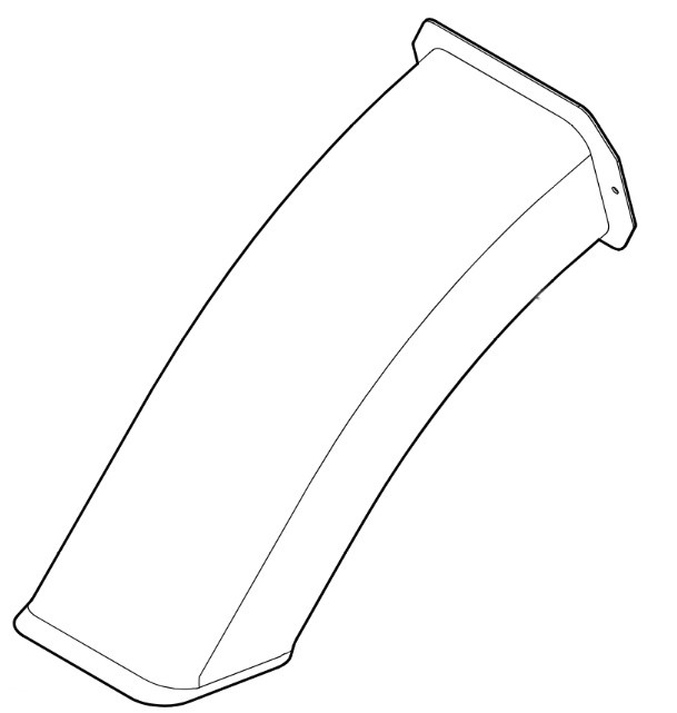 Górna część kanału wyrzutowego, Stihl 61707605100