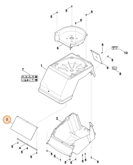 Wkładka tłumiąca, Stihl 60007063200