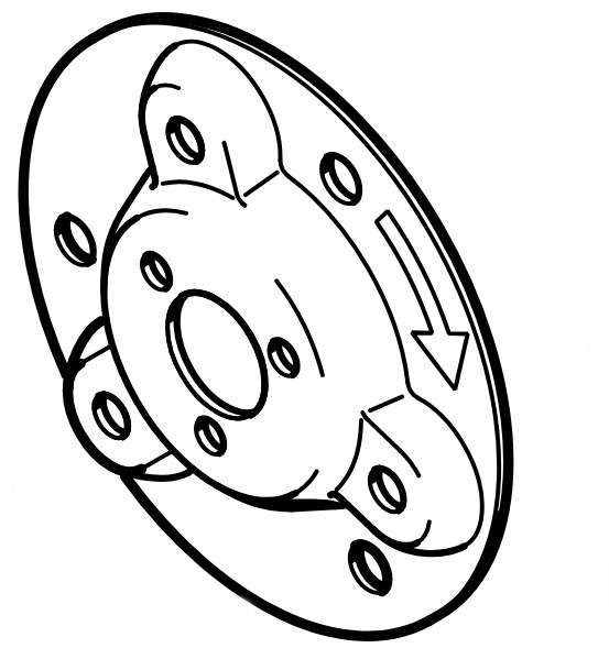Kołnierz - prawa strona, Stihl 46017118900