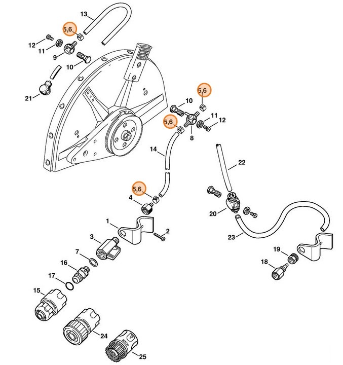 Taśma zaciskowa 9,5/7, Stihl 97710210920