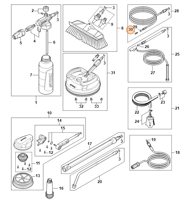 Prowadnik, Stihl 49105006800