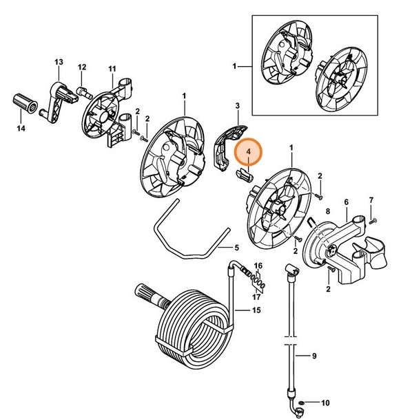 Prowadzenie węża, Stihl 47887931800
