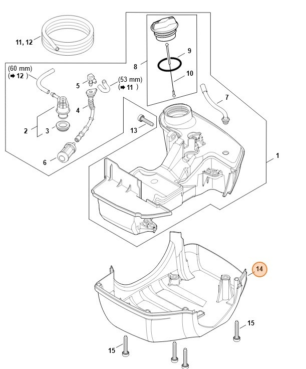 Płyta ochronna, Stihl 41473506600
