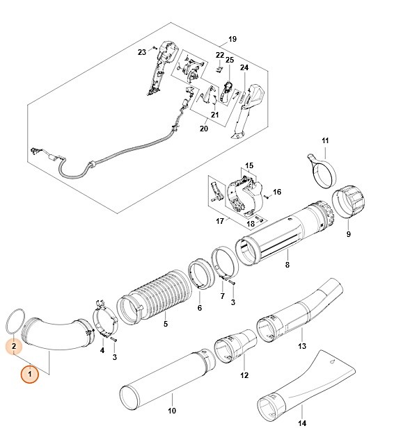 Krzywka, Stihl BA037006900