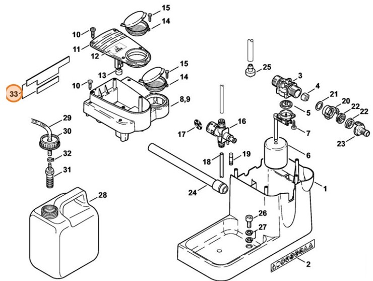 Zestaw uszczelek, Stihl 47700071001
