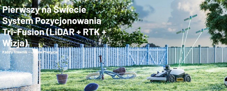 Kosiarka automatyczna LUBA mini AWD LiDAR 1500 MAMMOTION