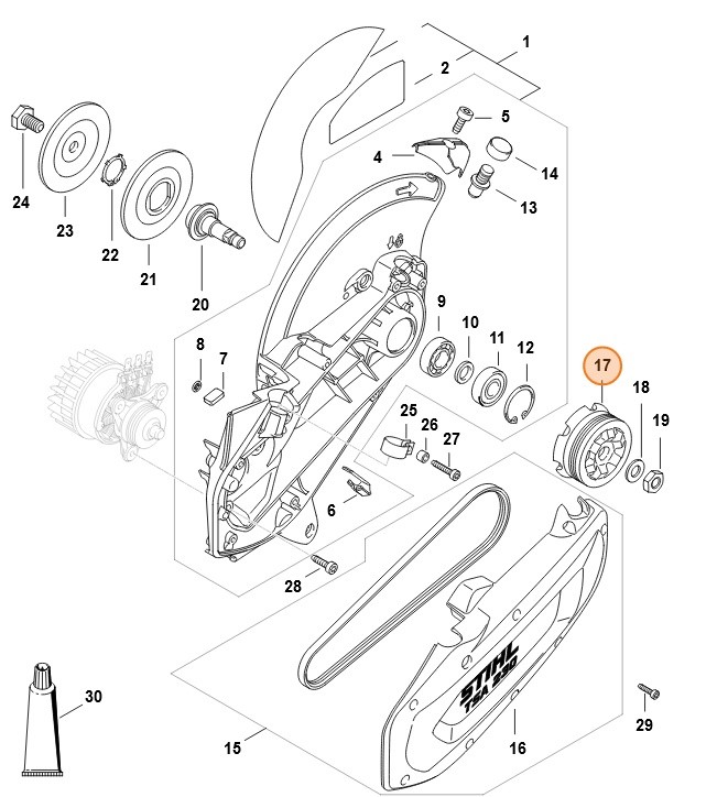 Koło pasowe, Stihl 48647648500