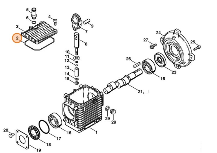 Okrągły pierścień uszczelniający 101,27x2,62-NBR70, Stihl 96459458790