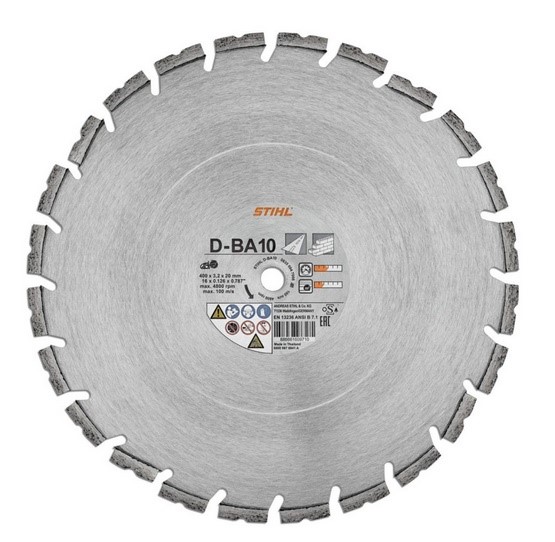 Diamentowa tarcza D-BA10 Stihl 08350947006, 08350947007, 08350947008 